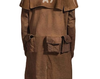 Abrigo largo de Ranger Veterano de la RNC hecho a mano – Prenda de abrigo para cosplay inspirada en Fallout New Vegas