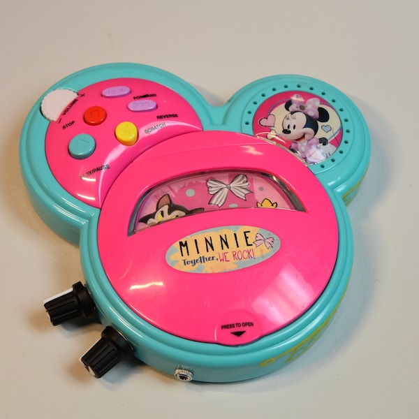 Circuit Bent Minnie Mouse Together We Rock Walkman