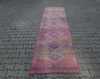 Turkish Rug Vintage Area Rug Wool