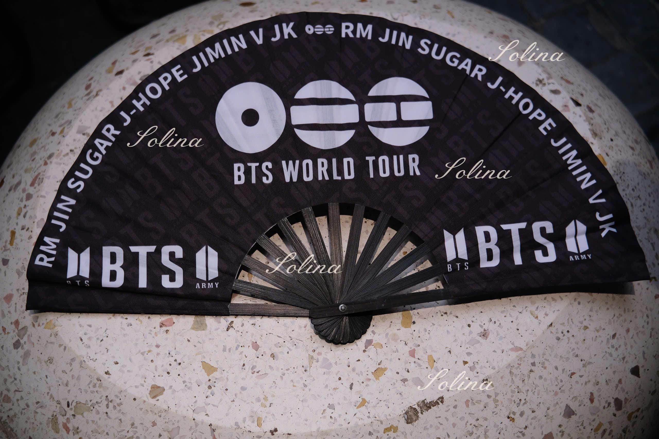 Bts Folding Fan - Etsy
