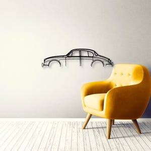 J Mark 2 Car  Wall Art, Metal Car Wall Decor, Gift For Car Lovers, Car Gift For Him, Car Guy Gift