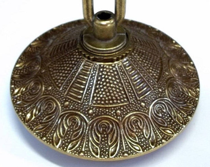 Ornate Brass Chandelier Ceiling Canopy Ceiling Cap Chandelier Etsy