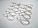 Excellent Quality Chandelier Crystal Teardrops 1 1/2' Set of TEN 1.5' Clear Chandelier Crystal Prism Tear Drops Jewelry Vintage Replacement 