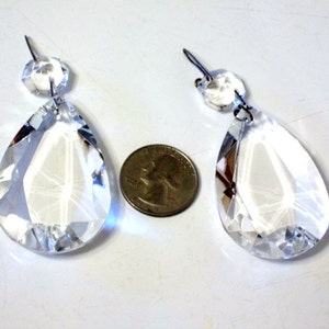 Excellent Quality 2 Chandelier Crystal Teardrops Set of TEN 10 image 2