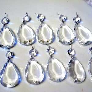 Excellent Quality 2 Chandelier Crystal Teardrops Set of TEN 10 image 5