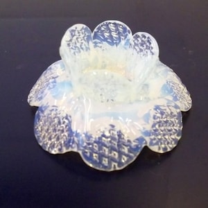 Vintage 2&quot; Opaleszierende Murano Kronleuchter Blume