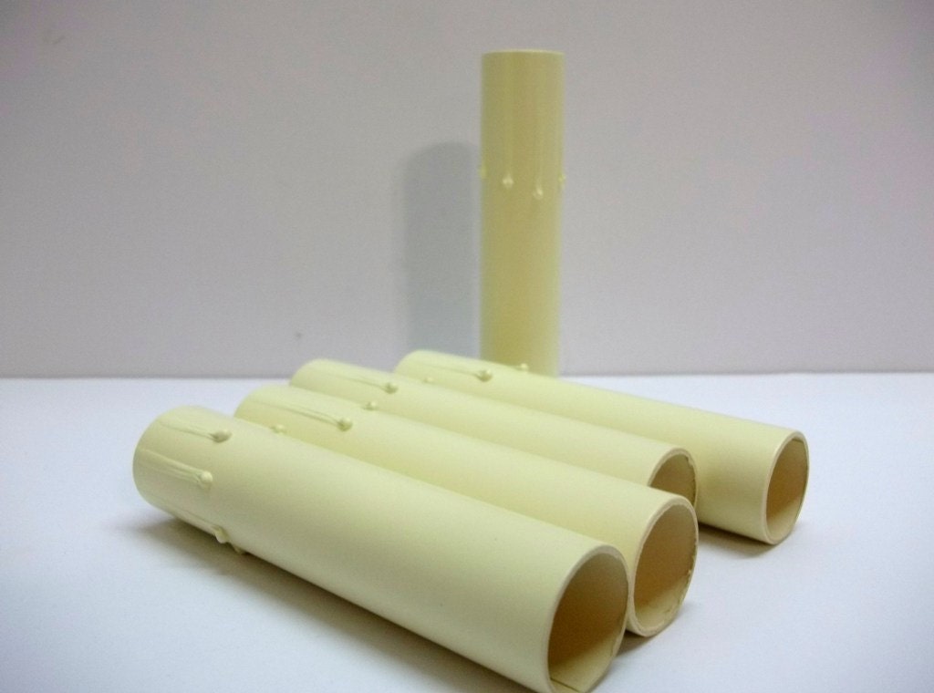 Chandelier Candle Covers Set of Five 5 4 Inch Candelabra Etsy