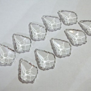 Beautiful Quality 1 1/2" Lead Crystal French Pendant, Perfect for Jewelry