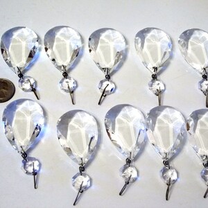 Excellent Quality 2 Chandelier Crystal Teardrops Set of TEN 10 image 4