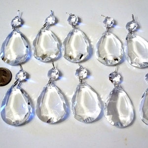 Excellent Quality 2 Chandelier Crystal Teardrops Set of TEN 10 image 3