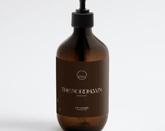 2-in-1 Shampoo en Douchegel voor Mannen | Tarweproteïne & Betaïne | Vegan Ecocert | Haarvolume | 490ml