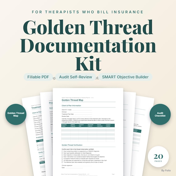 Golden Thread Treatment Plan & Case Conceptualization Forms