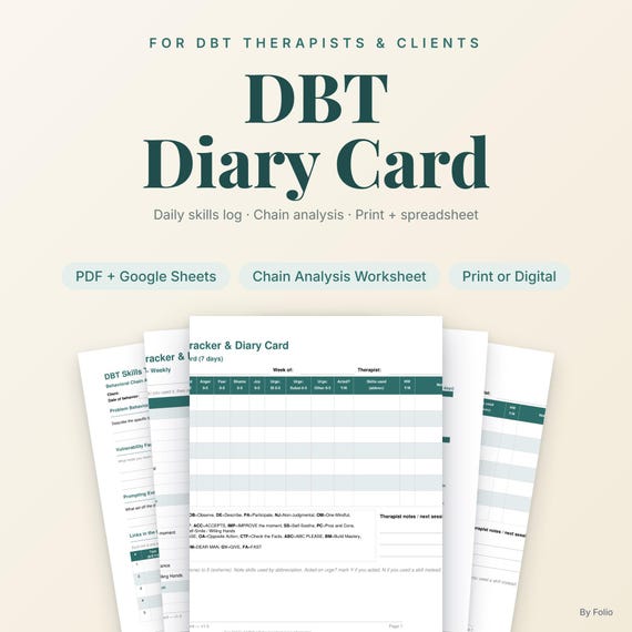 DBT Skills Tracker & Diary Card