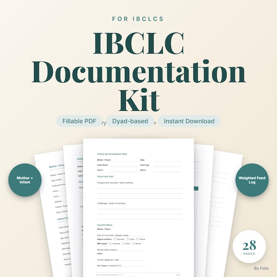 Lactation Consultant Forms Template | IBCLC Consult Note + Care Plan + Feeding Plan | Private Practice Kit