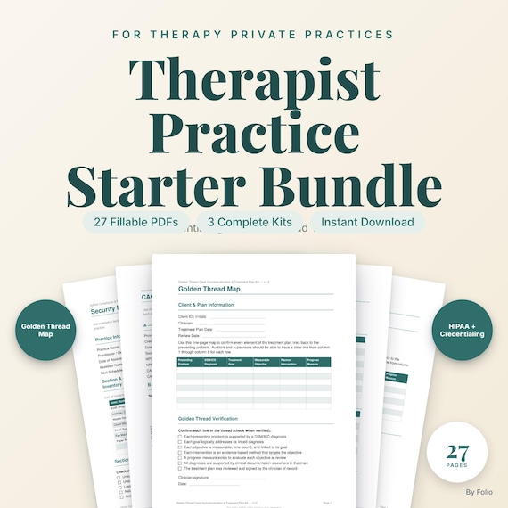 Therapist Practice Starter Bundle