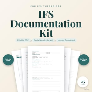 IFS Therapy Documentation Kit | 9 Templates for Therapists in Private Practice