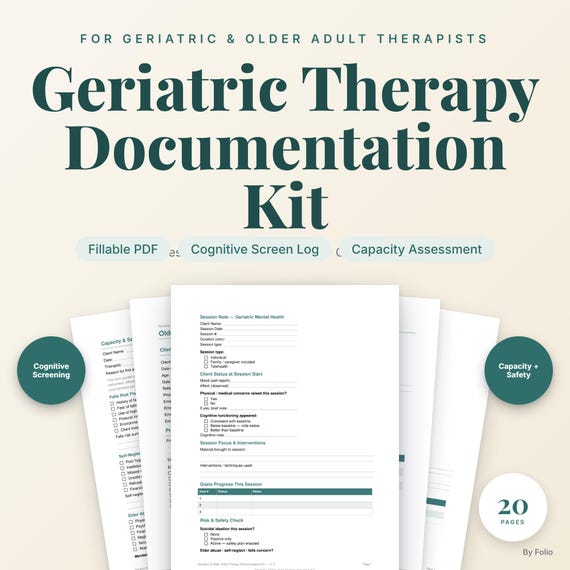 Geriatric Therapy Documentation Kit