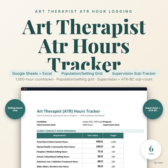 Art Therapist Hours Tracker