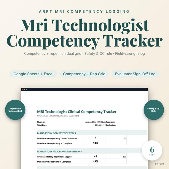 MRI Tech Clinical Tracker