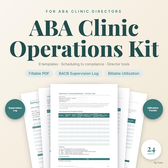 ABA Clinic Operations Kit for Directors