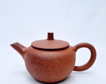Gongfu teapot 150 ml in raw stoneware – small handcrafted ceramic teapot for tea infusion