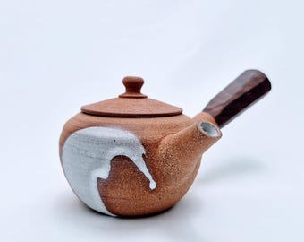 Kyusu 175ml | Japanese teapot with side handle, black walnut