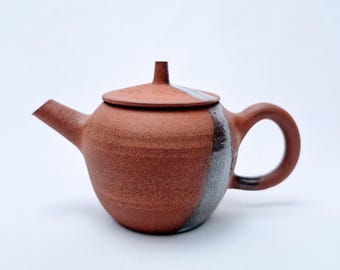 Gongfu 150ml Stoneware Teapot | Natural Ash Glaze | Handmade Artisan Teapot | Small Teapot for Precise Infusion