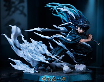 Muichiro Tokito Anime Figure Demon Slayer 19cm Mist Hashira Collectible Statue PVC Desk Decor Manga Gift Room Decor Display
