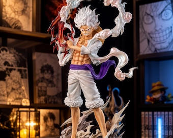 Luffy Gear 5 Anime Figure One Piece Nika 25cm Collectible Statue PVC Desk Decor Manga Gift Room Decor Fan Display Gaming Decor