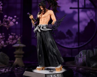Kokushibo Demon Slayer Figure, Ultra Realistic Anime PVC Statue, Kimetsu no Yaiba Collectible, Manga Decor , 30cm Action Figure , Otaku Gift