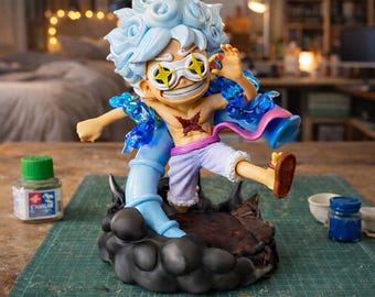 Luffy Gear 5 Figure One Piece Nika Statue Anime Collectible Manga Decor 15 cm Figurine Best Otaku Gift One Piece Decor