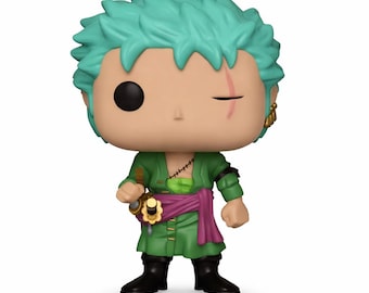 Funko Pop Roronoa Zoro #327 One Piece Figure Vinyl Anime Collectible Gift for Fans Manga Pirate Swordsman Decor Limited Edition Rare Figure!
