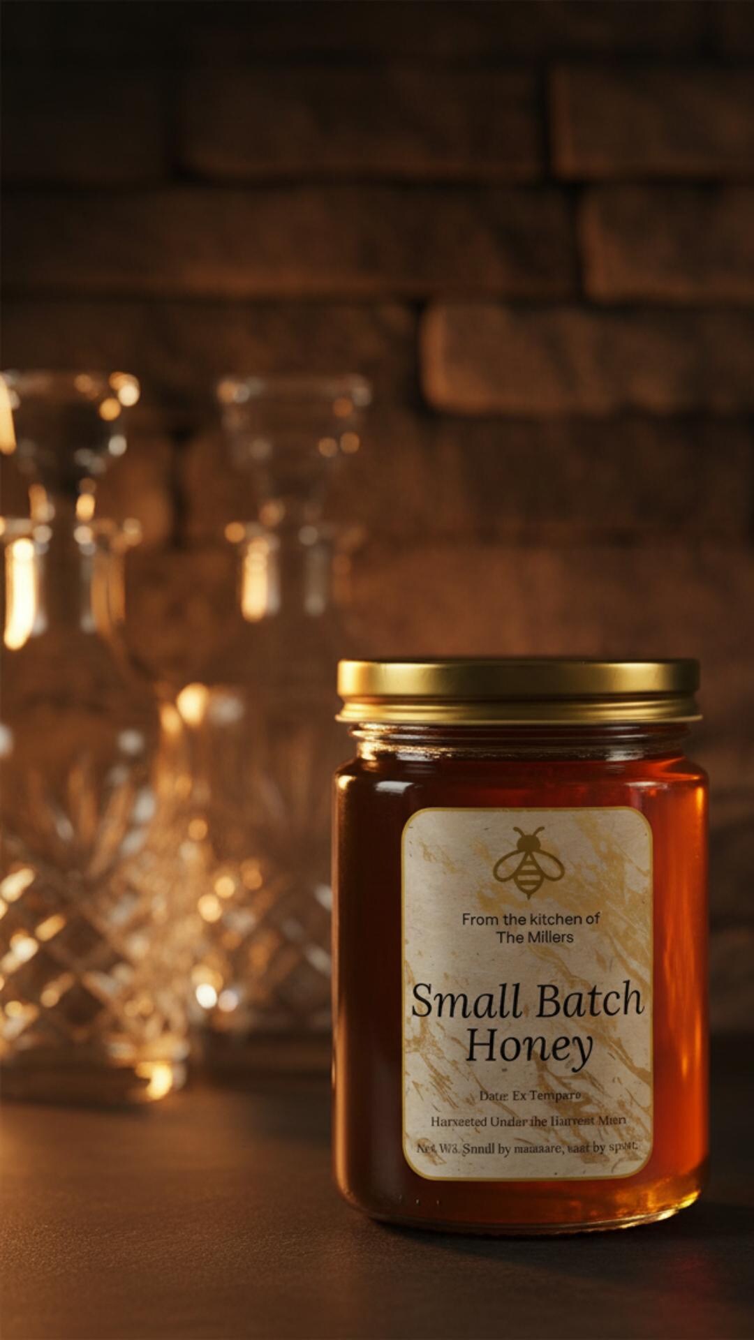 Heritage Pantry Labels Bundle: 8 Printable Honey Labels. Rustic Kraft ...