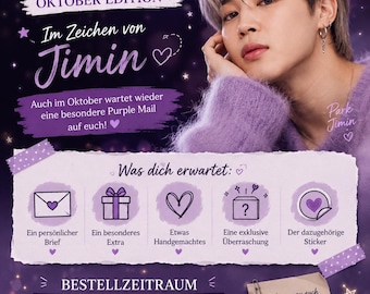 Purple Mail Oktober Edition - Geburtstagsedition Jimin
