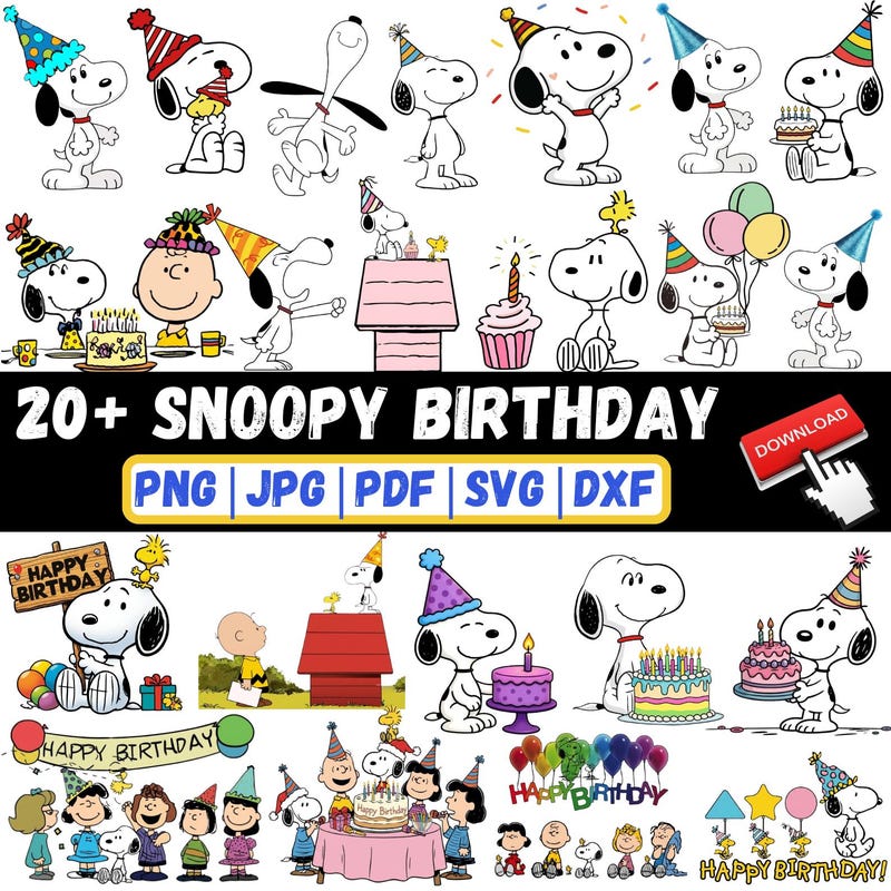 Sticker Snoopy Svg - Etsy