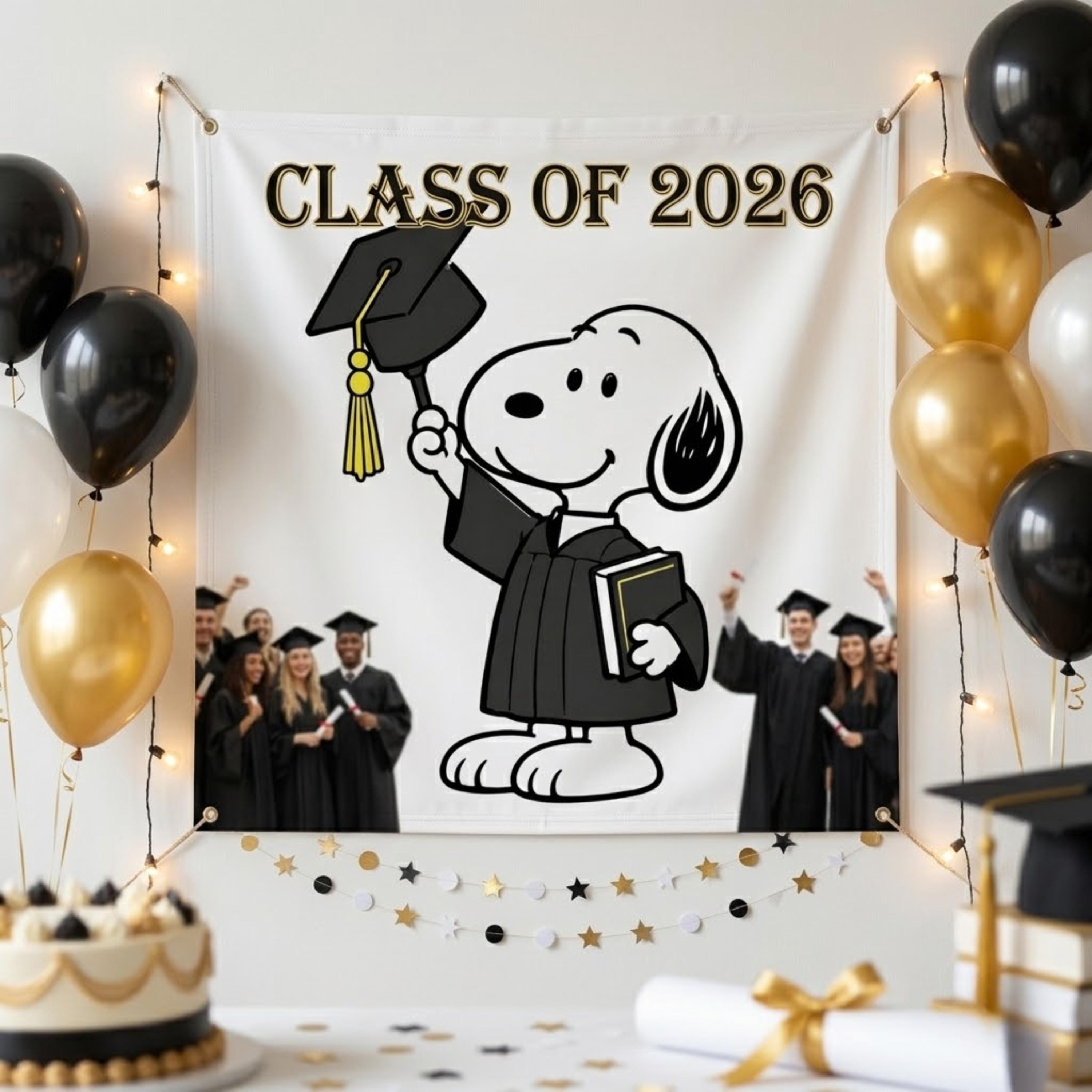 20+ Snoopy Graduation Bundle, Cute Snoop Grad Clipart, Class of 2026 ...
