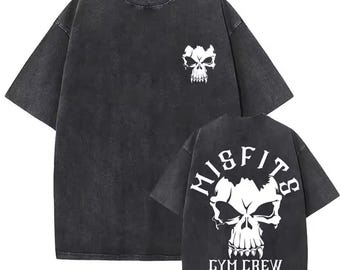 Gym Skull Shirt, Bodybuilding Tee, Fitness Graphic Shirt, Gym Crew Tee, Workout Shirt Men, Powerlifting Graphic Tee