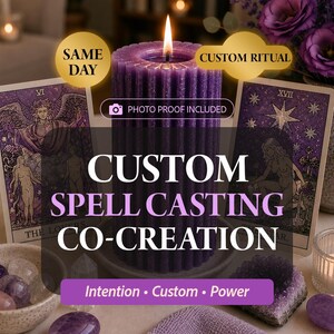 Custom Intention Guidance, Same Day Symbolic Layout with Photo Proof Included