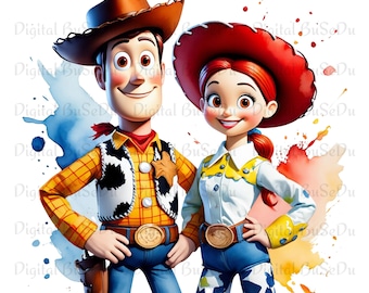 Toy Story PNG - Toy Story Clipart - Toy Story characters, Digital Download