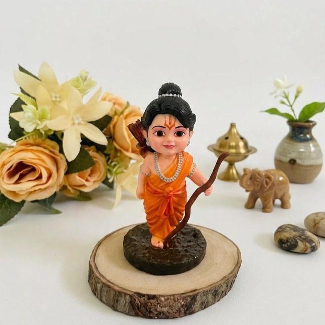 Baby Ram Idol Statue, Bal Ram Resin Murti, Cute Lord Ram Figurine ...