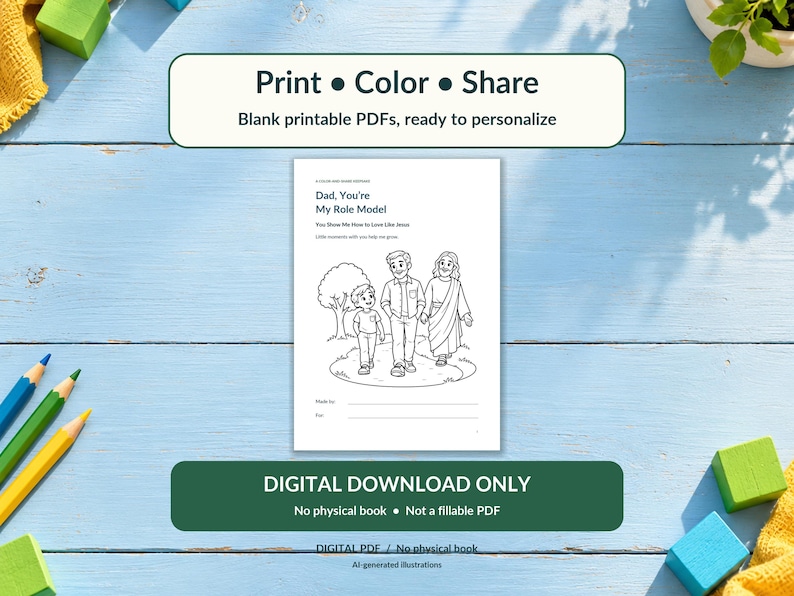 Digital PDF download only. No physical book or planner is shipped.