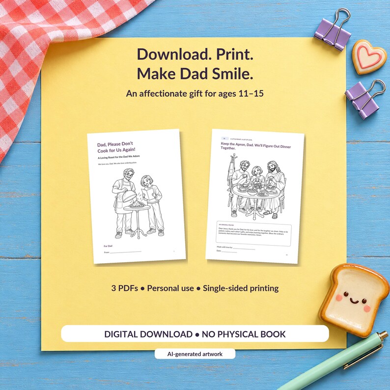 Digital PDF download only. No physical book or planner is shipped.