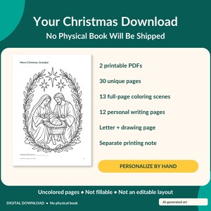 Digital PDF download only. No physical book or planner is shipped.