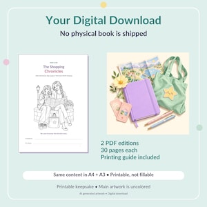 Digital PDF download only. No physical book or planner is shipped.