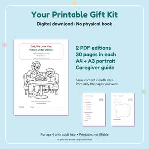 Digital PDF download only. No physical book or planner is shipped.