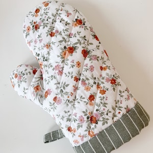 Oven Mitt with Contrast Band