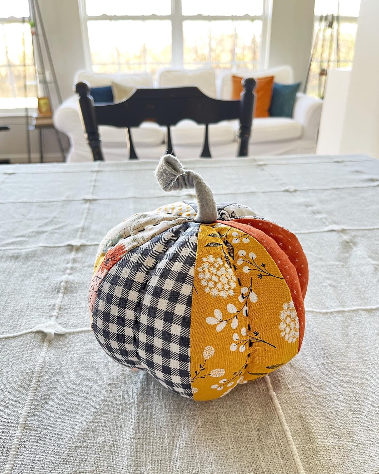 Colorful Fabric Pumpkin Pattern PDF Downloadable File - Etsy