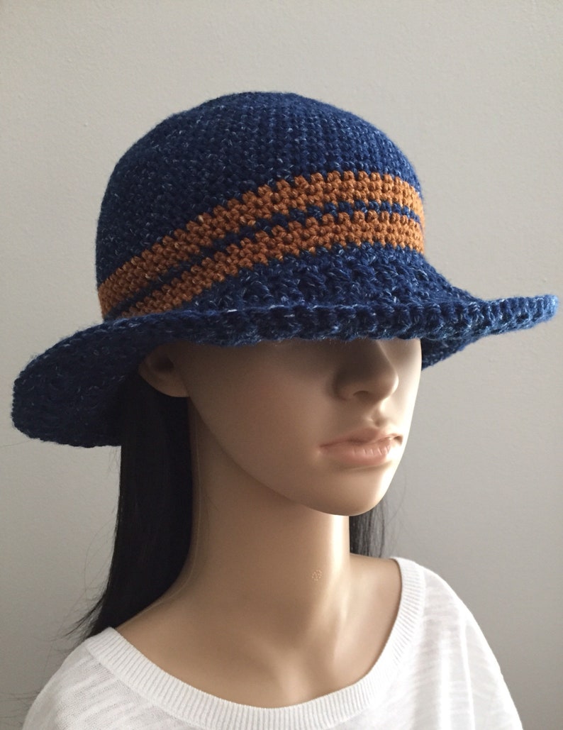 Boho Crochet Hat. Boho Chic Crochet Hat. Boho Hat....Crochet Floppy Hat. Wide Brim Hat .... Four Season Crochet Hat...Women/'s Hat