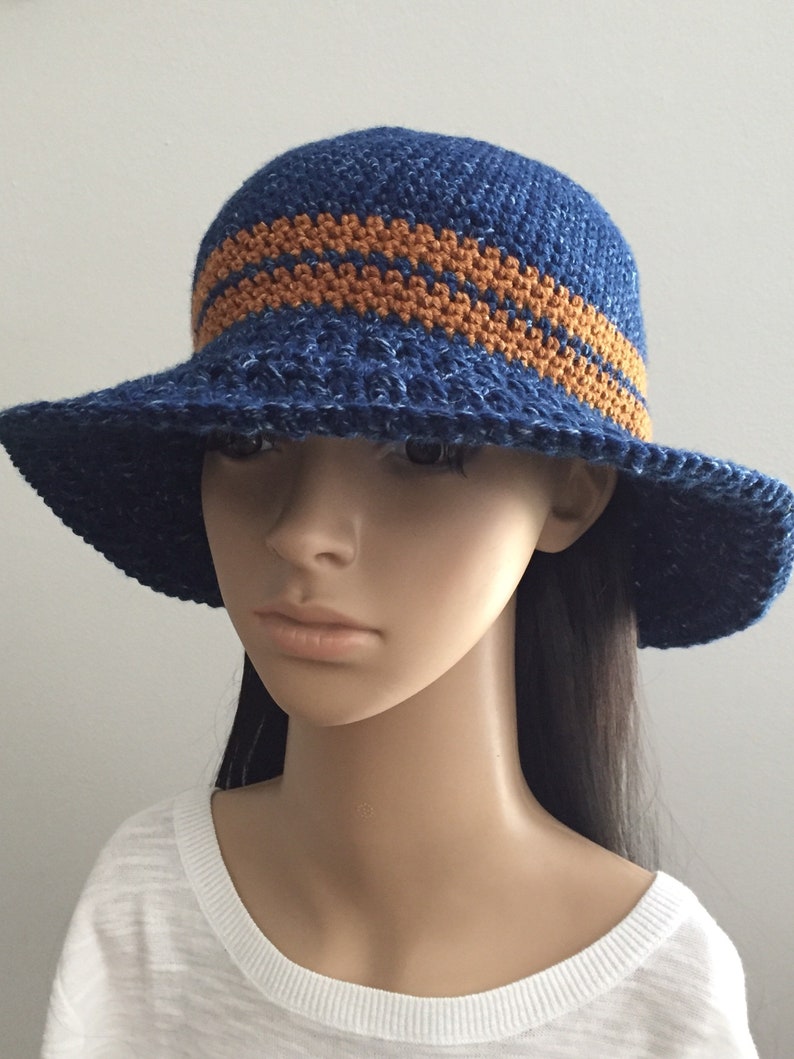 Boho Crochet Hat. Boho Chic Crochet Hat. Boho Hat....Crochet Floppy Hat. Wide Brim Hat .... Four Season Crochet Hat...Women/'s Hat