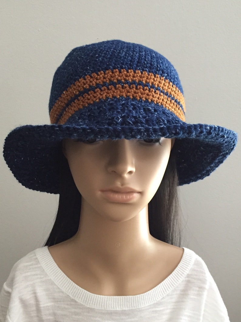Boho Crochet Hat. Boho Chic Crochet Hat. Boho Hat....Crochet Floppy Hat. Wide Brim Hat .... Four Season Crochet Hat...Women/'s Hat